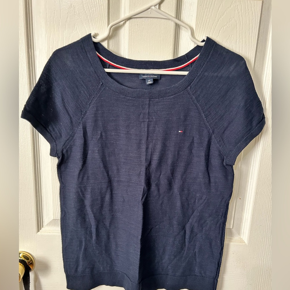Women’s Tommy short sleeve dress shirt